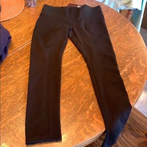 New Black elastic work pants